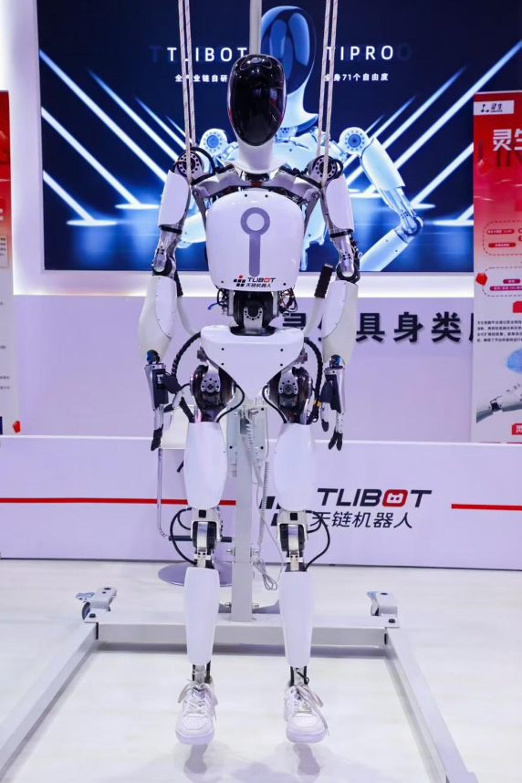 天链机器人亮相2024世界机器人大会